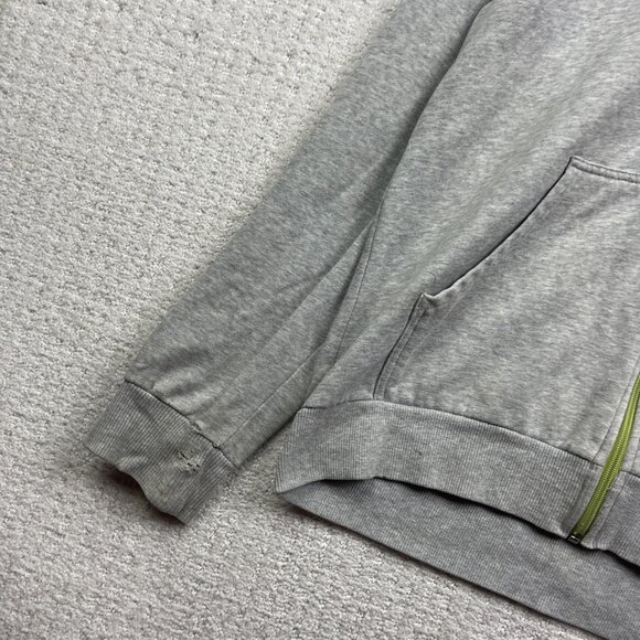 Y2K DC Shoes Full Zip Hoodie Men S Logo Gray Purple Skateboarding Grunge Read - Picture 2 of 16